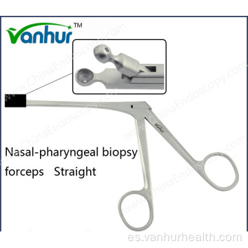 Pinza de biopsia nasal faríngea recta